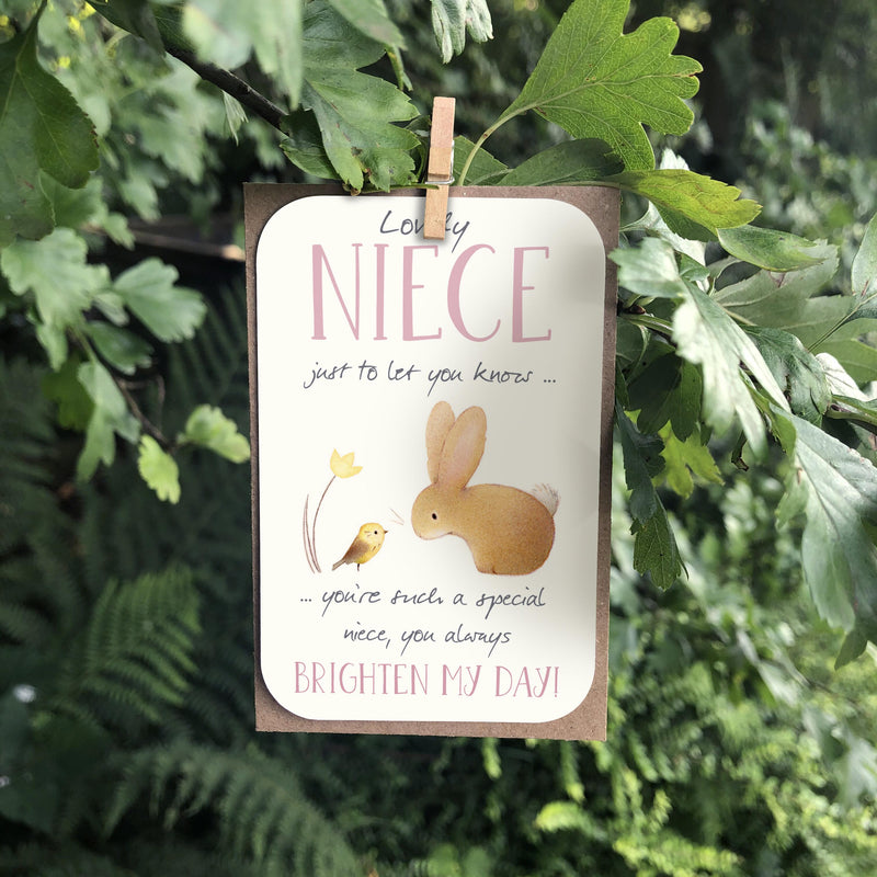 Niece Keepsake Card