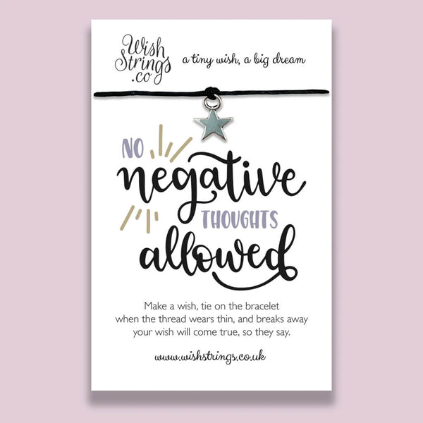 No Negative Thoughts WishStrings Bracelet