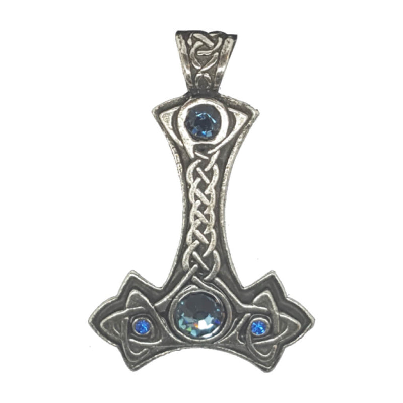 Nordic Lights Thors Hammer Pendant with Pouch