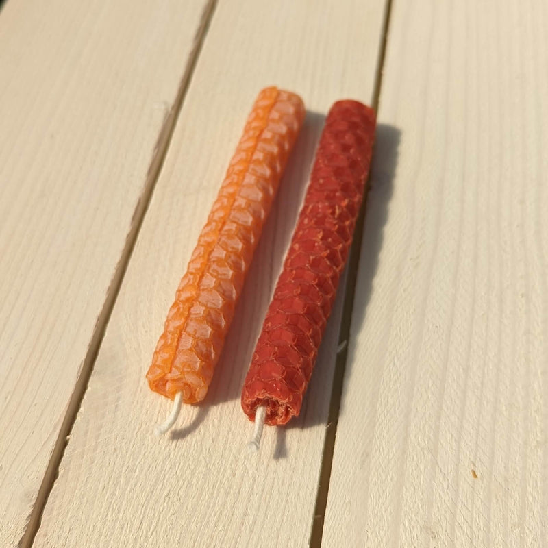 Orange Beeswax Spell Candle