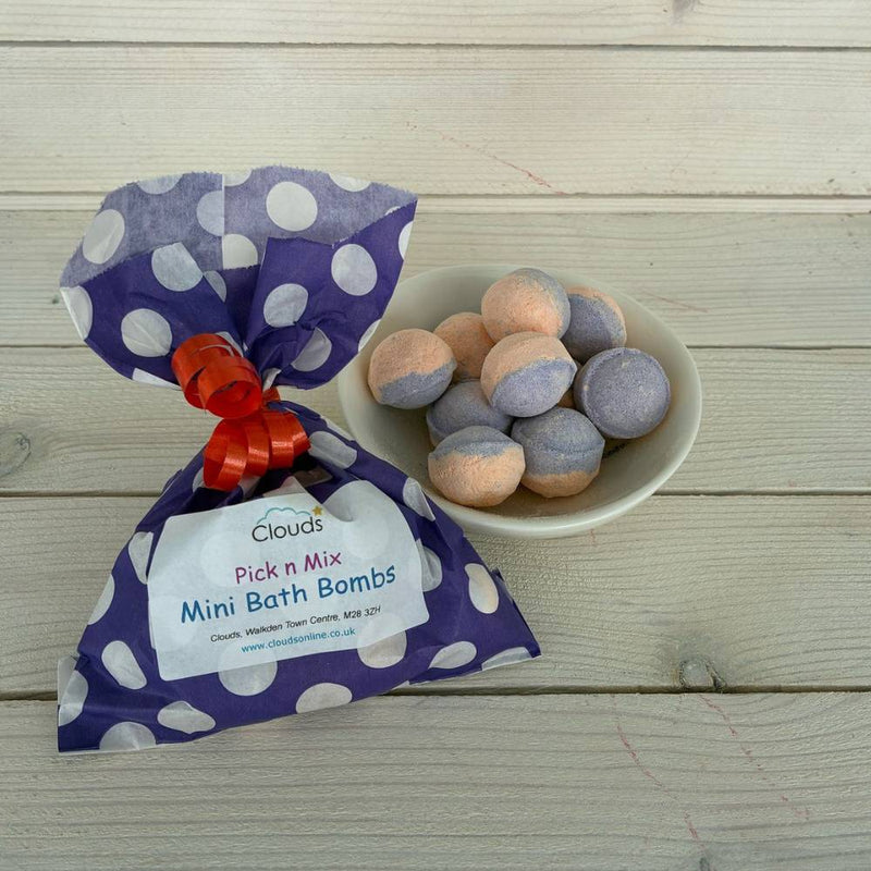 10 Orange & Patchouli Mini Bath Bombs