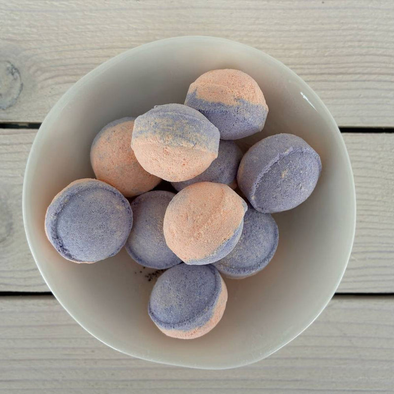 10 Orange & Patchouli Mini Bath Bombs
