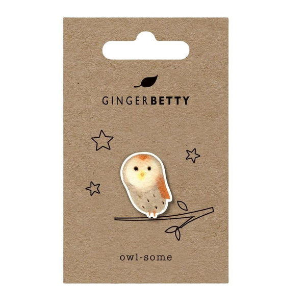 Owl Pin Badge