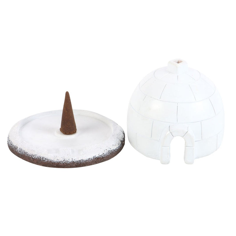 Winter Igloo Incense Cone Holder