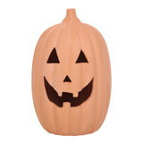 Large Terracotta Jack-O-Lantern Tea Light Holder