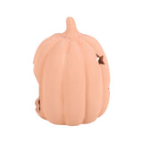 Terracotta Stars Pumpkin Tea Light Holder