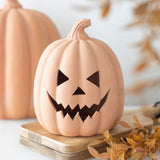 Terracotta Jack-O-Lantern Pumpkin Ornament