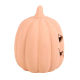Terracotta Jack-O-Lantern Pumpkin Ornament