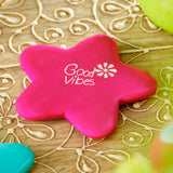 Pink Good Vibes Sentiment Flower