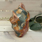 Polychrome Jasper Flame Blue and Natural Tones