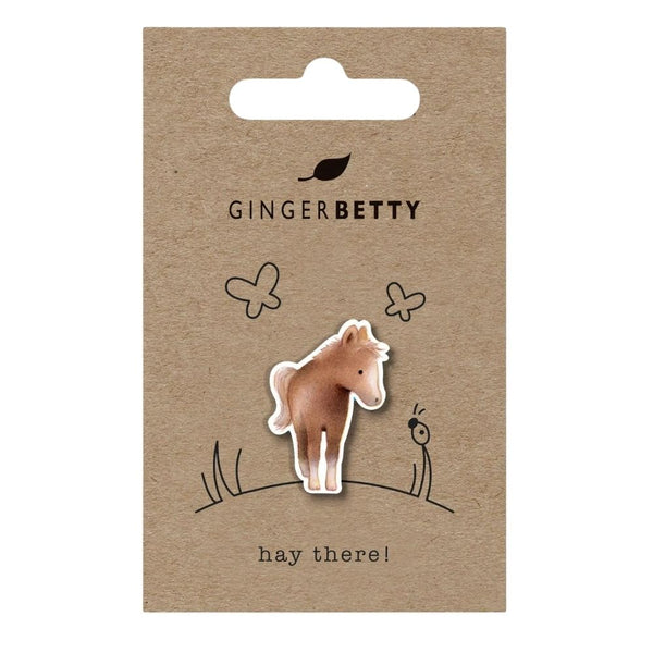 Pony Pin Badge