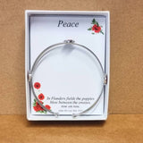 Poppy Open Bangle Bracelet