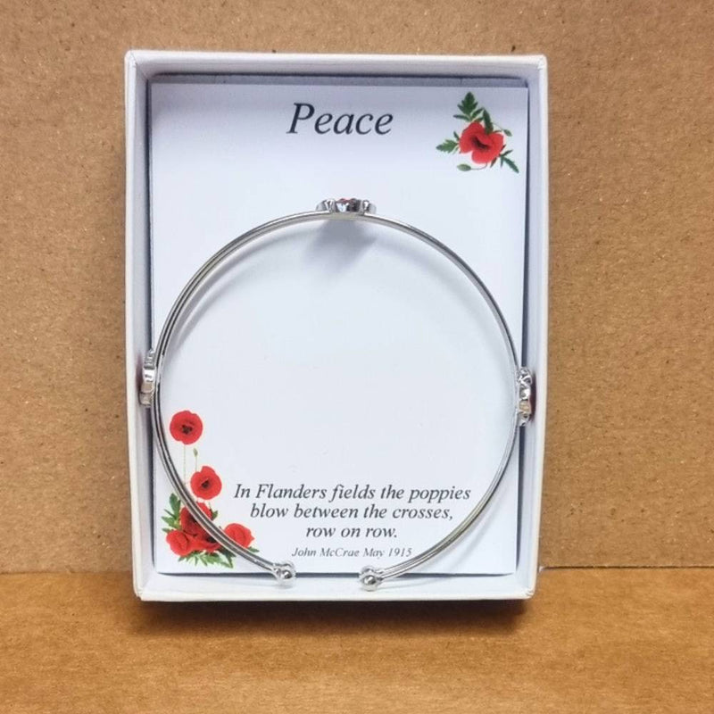Poppy Open Bangle Bracelet