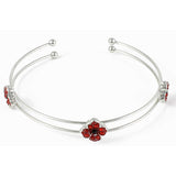 Poppy Open Bangle Bracelet