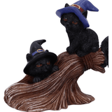 Purrfect Broomstick 27.5cm Cat Figurine
