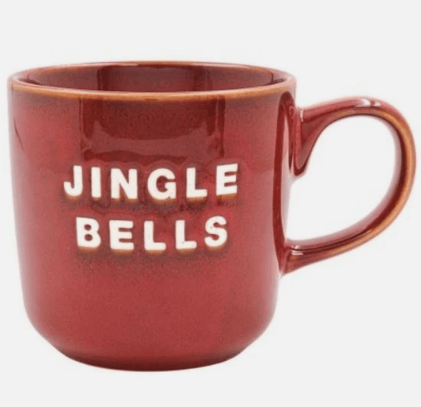 Jolly Red Jingle Bells Ceramic Mug