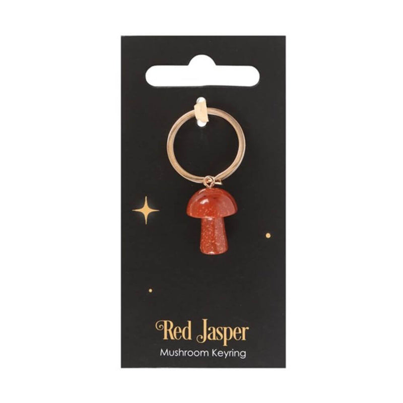 Gemstone Mushroom Keyring
