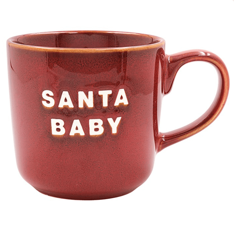 Jolly Red Santa Baby Ceramic Mug