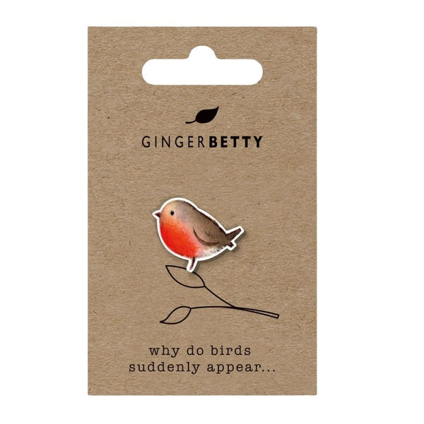 Robin Pin Badge