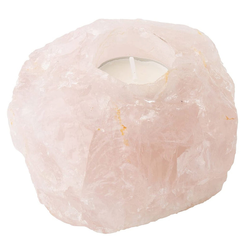 Rose Quartz Tealight Holder