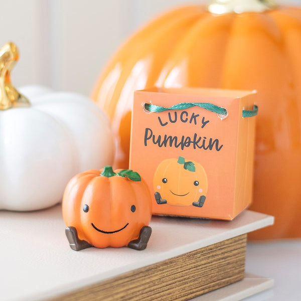 Cute Lucky Pumpkin in Gift Bag