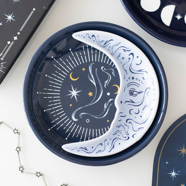 Blue Moon Stacking Trinket Dish