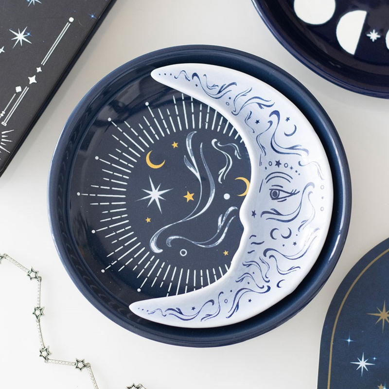 Blue Moon Stacking Trinket Dish