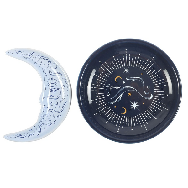 Blue Moon Stacking Trinket Dish
