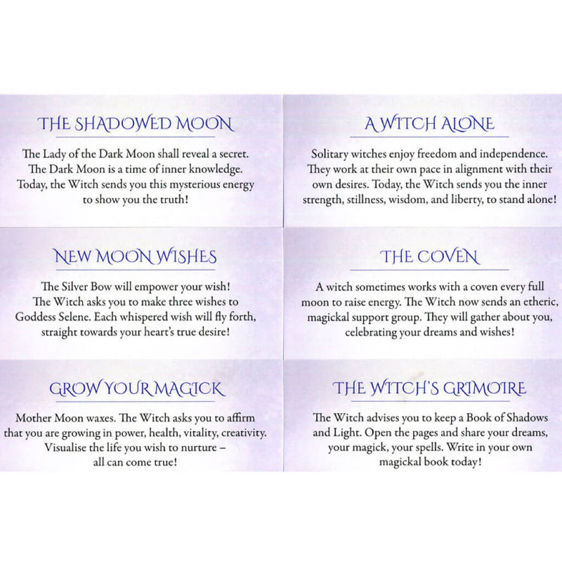 Secrets of the Witch Wisdom Mini Cards