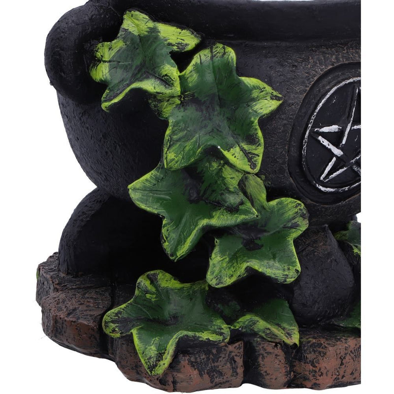 Set of 2 Ivy Cauldron Candle Holders