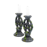 Set of 2 Wiccan Pentagram Candle Holders