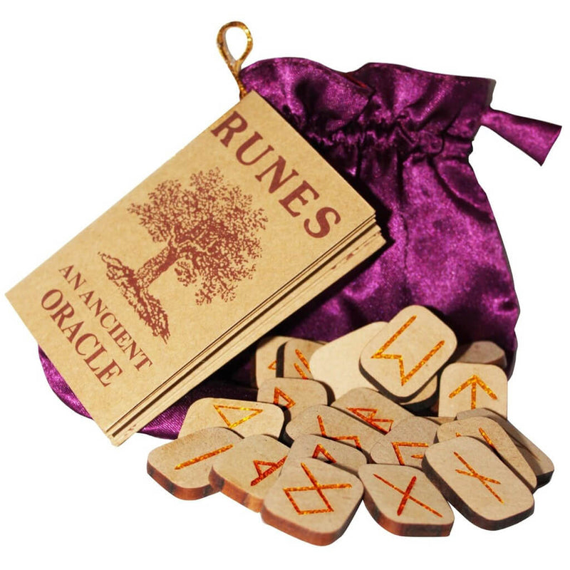 Wooden Runes Set