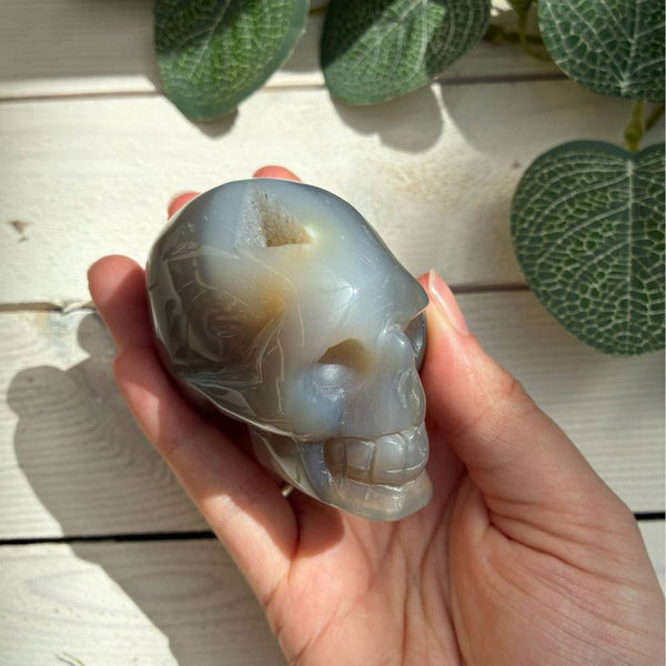 Agate Crystal Skull - Small