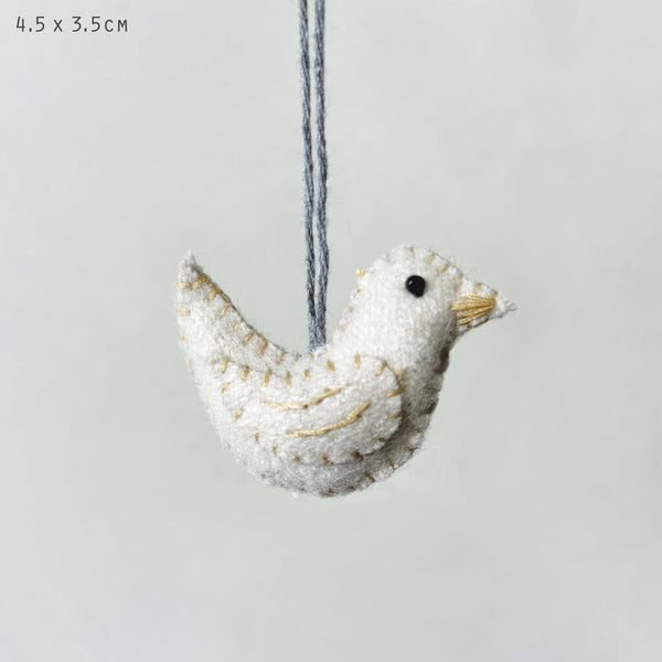 Small Embroidered Chick Hanging Decoration