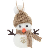 Snowflake Snowman Hanging Christmas Decoration