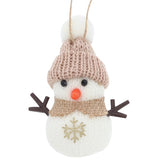Snowflake Snowman Hanging Christmas Decoration
