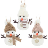 Snowflake Snowman Hanging Christmas Decoration
