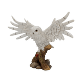 Snowy Rest 38cm Owl Figurine