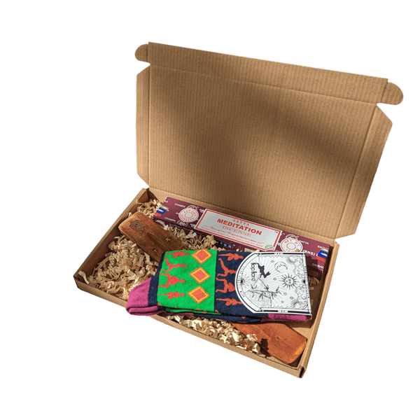 Socks & Incense Gift Set - Yoga Poses