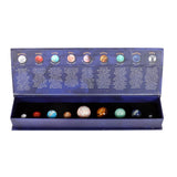Solar System Gemstone Crystal Spheres Set