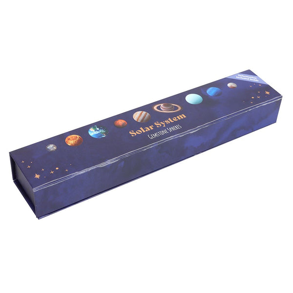 Solar System Gemstone Crystal Spheres Set