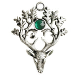 The Stag Lord Greenwood Pendant