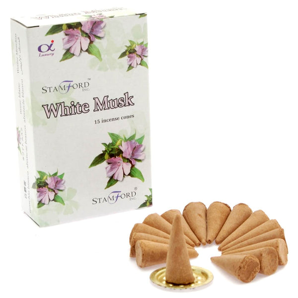Stamford White Musk Incense Cones