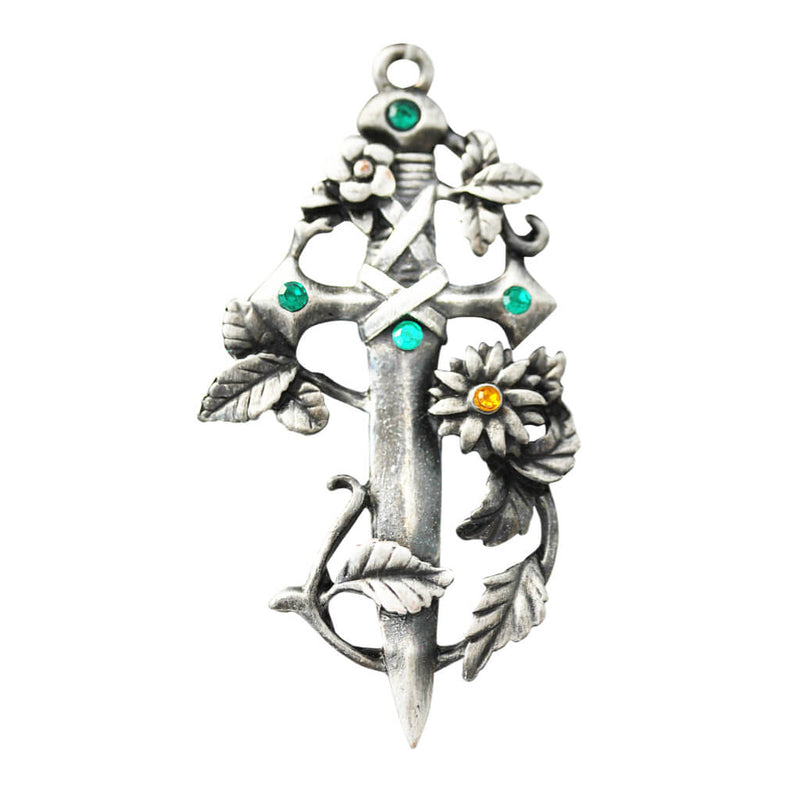 Sword in the Green Greenwood Pendant