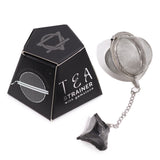 Raw Gemstone Tea Strainer - Black Obsidian