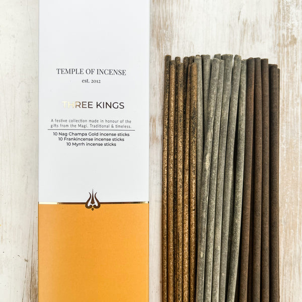 Three Kings Incense Sticks by Temple of Incense - Christmas Edition