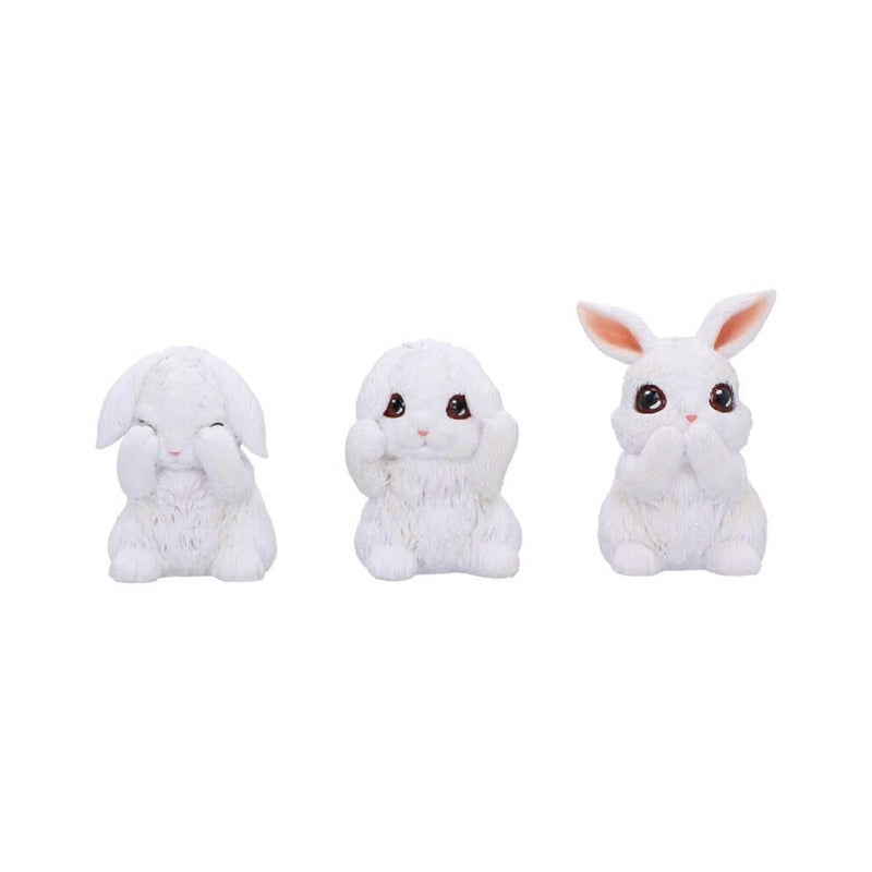Three Wise Bunnies Set