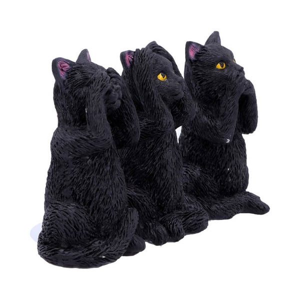 Three Wise Felines Set