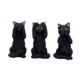 Three Wise Felines Set