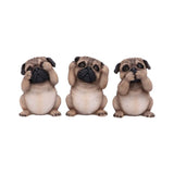 Three Wise Pugs Set
